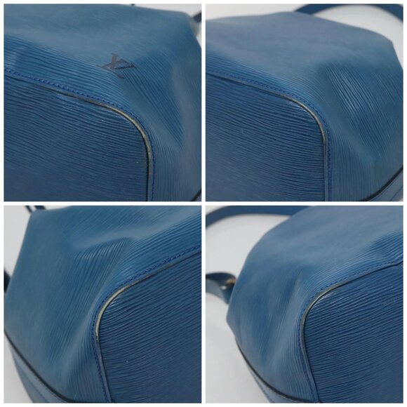 LOUIS VUITTON Epi Petit Noe Shoulder Bag Blue LV Auth - Picture 16 of 16